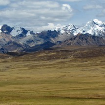 Northern Cordillera Blanca seen from the plain between Chiquin and Huaraz